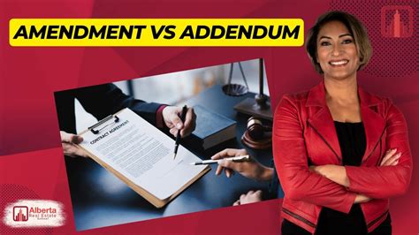 Image result for Addendum and Amendment Difference