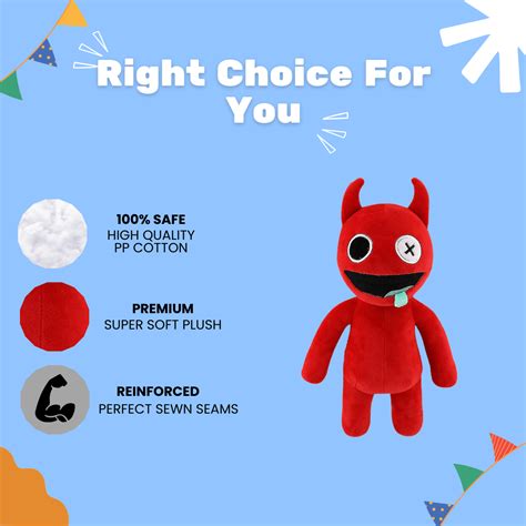 Round Head RED DEVIL Cute Plush Toys – TechMax