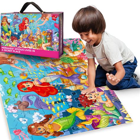 QUOKKA Giant Floor Puzzles for Kids Ages 4-6 - 2x3 Feet 48 Piece ...