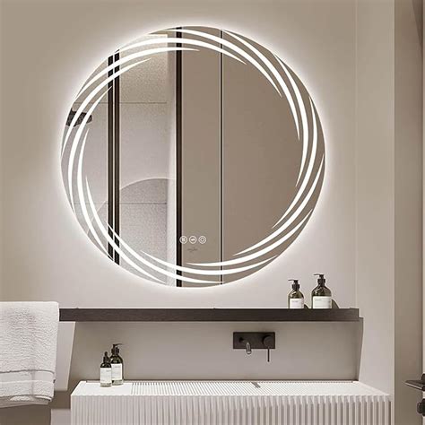 Buy Quality Glass Bathroom LED Mirror with Touch Sensor, 3 Light ...