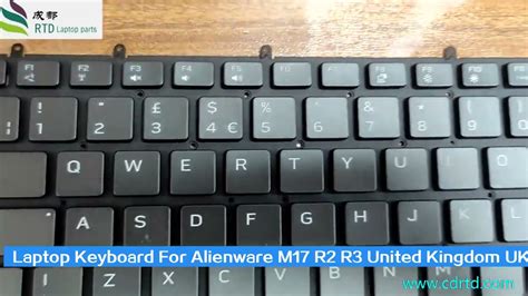 Alienware M17 R3 Keyboard Replacement 的图像结果