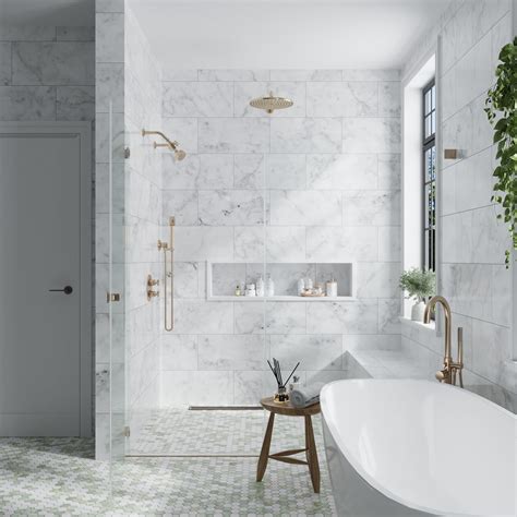 Marble Tile Shower Walls The Modern Choice: Cultured Marble Shower