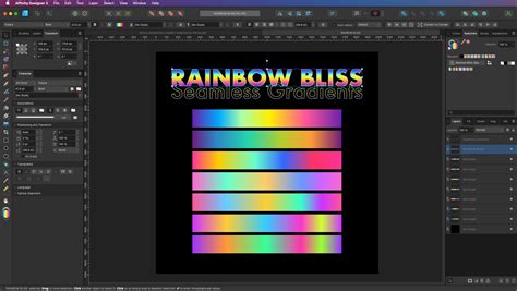Image result for Rainbow Gradient Affinity