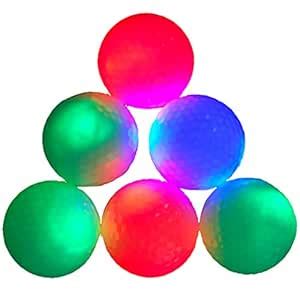 Buy 6-Piece Pack Colorful Golf Balls Surlyn Golf Balls for Golf Course ...