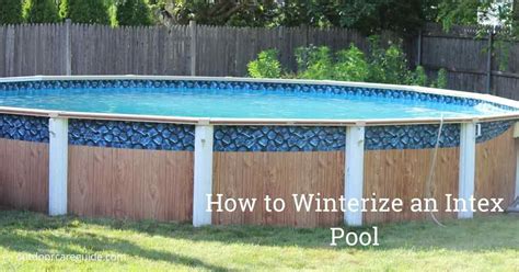 Image result for Intex Pool Winterizing Instructions