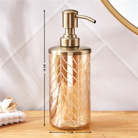 Buy Panama Petal Glass Soap Dispenser - 250ml from Home Centre at just ...