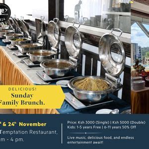 Sunday Brunch at Temptation Restaurant, 65 Muthithi Road Westlands ...