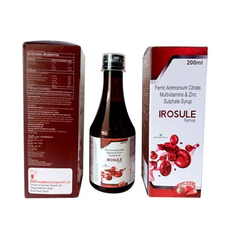 IROSULE-Syrups Pifer Pharmaceuticals Pvt Ltd