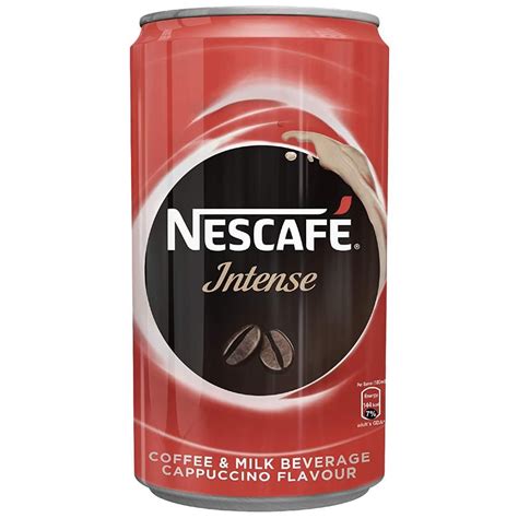 Nescafe Ready to Drink Coffee Flavoured Milk - Intense Cappuccino (can ...