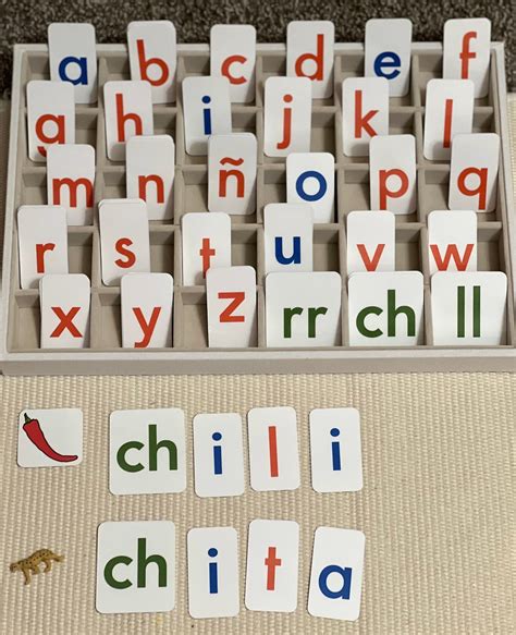 Movable Alphabet Complete in Spanish - Etsy