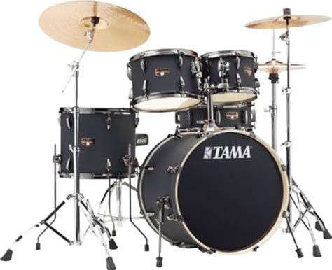 TAMA Imperial Star IP50H6WBN-BOB Drum Set (Blacked Out Black w/Black ...