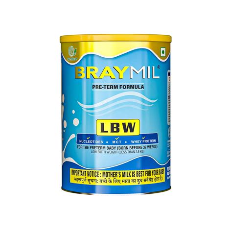 Braymil Low Birth Weight - Preterm Formula For Babies Before 37 Weeks ...