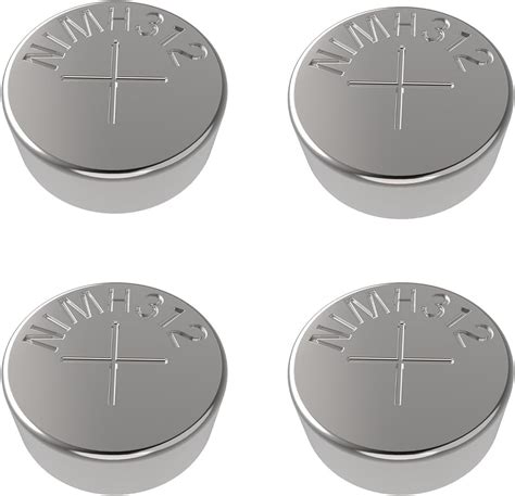 Amazon.com: 4 PCS Rechargeable 312 Hearing Aid Batteries, Silver-Zinc Rechargeable Batteries for ...