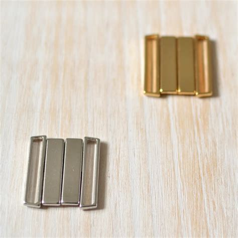 Attache maillot de bain or ou argent 25 mm - A&A Patrons