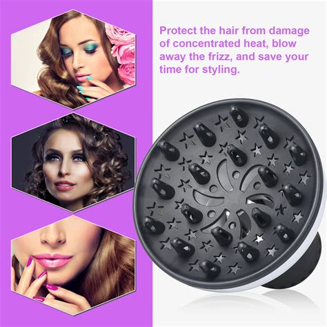 Hair Blow Dryer Diffuser for Fine Thick Curly Wave... - Vicedeal