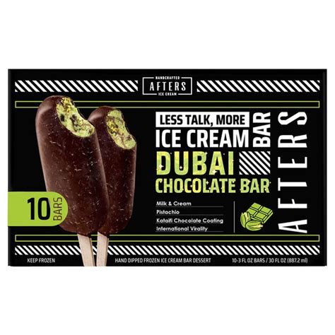 Afters Ice Cream Dubai Chocolate Bar (3 fl oz) Delivery or Pickup Near ...