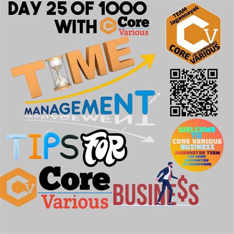 Day 25 of 1000: Time Management Tips for Core Various Business | by ...