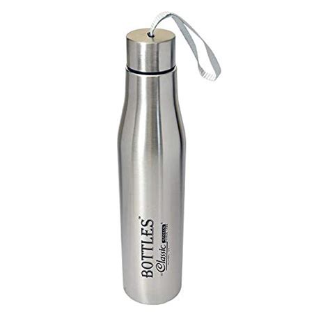 Classic Steels Stainless Steel Water Bottle, 500ml, Set of 1, Sliver ...