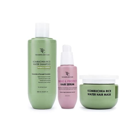 Buy KOMBUCHKA RICE WATER - DEFEND AND CONTROL Hair Shampoo Hair Serum ...