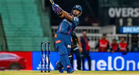 Nicholas Pooran wallops Mohammed Siraj for a massive six during another ...