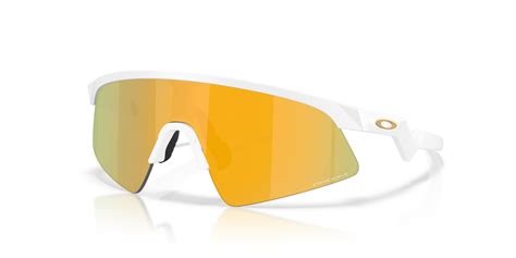 Oakley Sunglass Resistor Sweep prizm 24k Lenses with matte white Frame ...