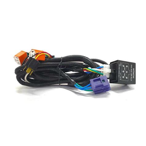 Huco 255-0018PI Dual Head Light Lamp Relay With Wiring Harness - 12 V ...