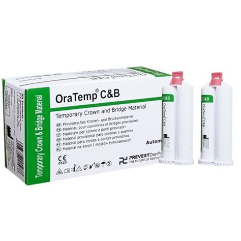 Oratemp C&B Temporary Crown and Bridge Material Prevest - Dentalmart