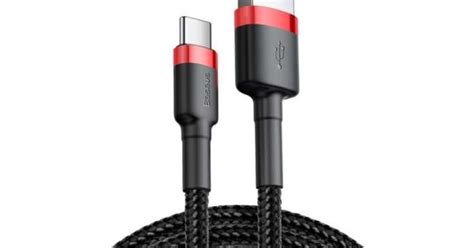 Baseus Cable USB-C 3A 1M red black - Poland, New - The wholesale ...