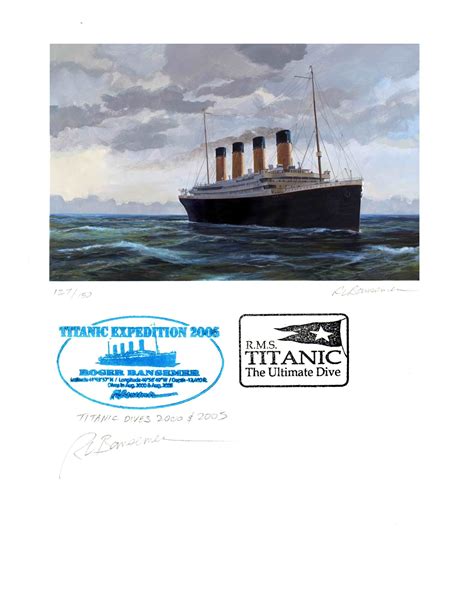 Titanic Expedition - Titanic's Last Day - Bansemer Studio & Gallery of ...