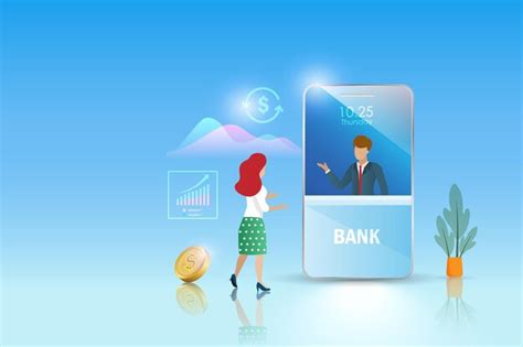 Internet banking woman exchange money online payment transfer and ...