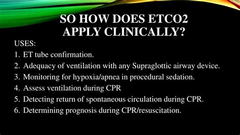 PPT - End Tidal CO2 (EtCO2) and Capnography PowerPoint Presentation, free download - ID:268091