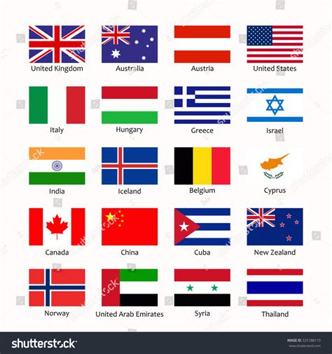The Flags Of Different Countries Are Shown In This Po - vrogue.co