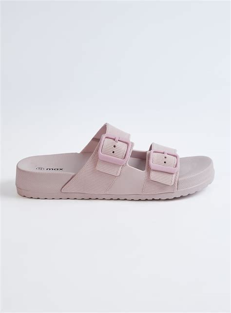 Buy Women Dual Strap Flats with Buckles Online at just Rs. 399.0 ...