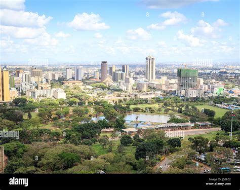 Nairobi cityscape - capital city of Kenya, East Africa Stock Photo - Alamy