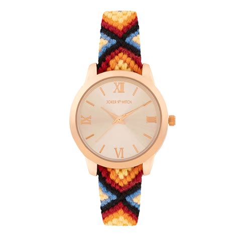Shop online Tide & Twine Rosegold Watch Featuring A Boho Macramé Strap ...