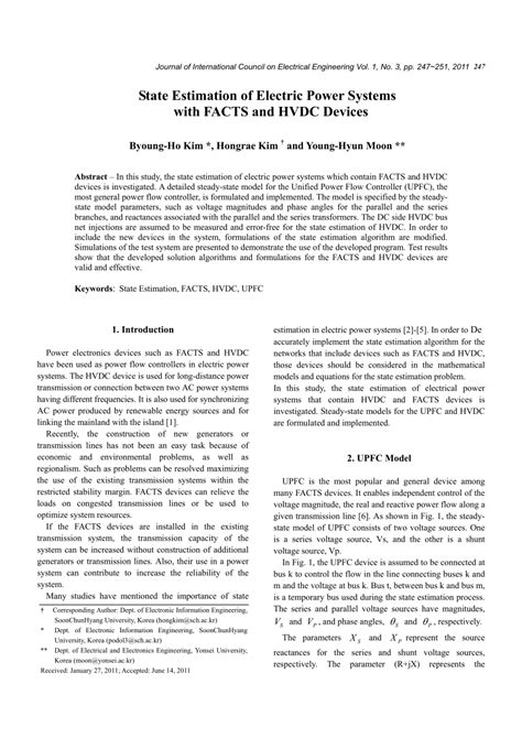 Image result for State Estimation of Power Systems with R Matrix