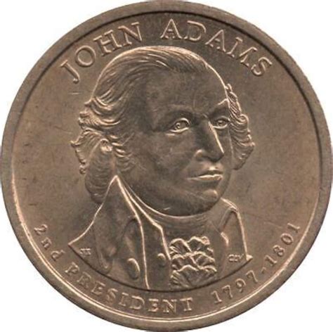 United States | 1 Dollar Coin | John Adams | Statute of Liberty | 2007 ...