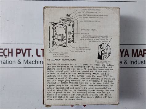 Honeywell Sb-i/O Surface Mount Back Box – Aeliya Marine Tech