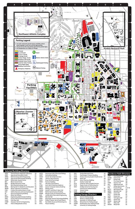 Purdue University Map