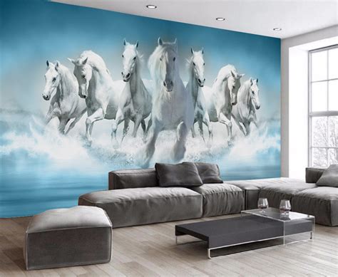 Seven Horse Wallpaper Sticker – www.decordaddystore.com