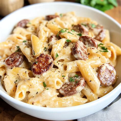 Amazing Sausage Alfredo Pasta for Delicious Comfort Food