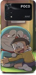 ORBIQE Back Cover for POCO M4 Pro DORAEMON, NOBITA, CARTOON, FUNNY ...