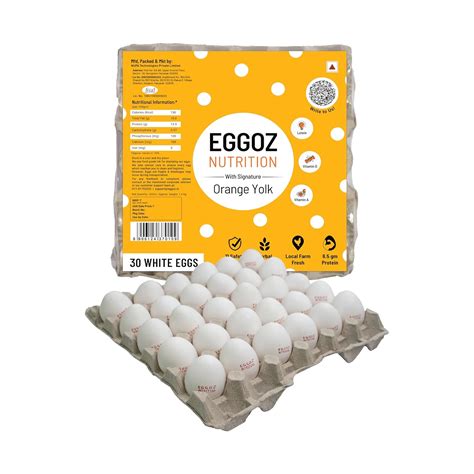 Eggoz Farm Fresh High Protein White Eggs, 30 Pieces : Amazon.in ...
