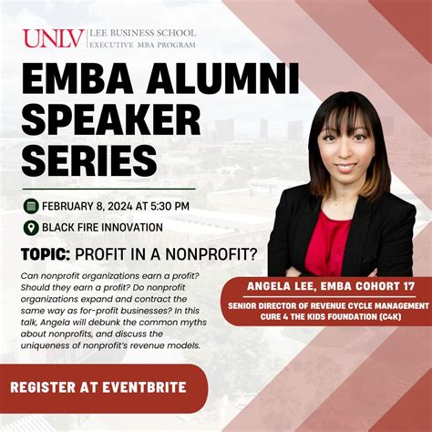 Join us for the first installment of the EMBA Alumni Speaker Series ...