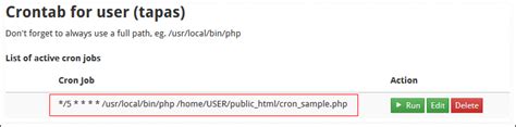 Add and manage cron jobs from the user panel in CWP - Diadem ...