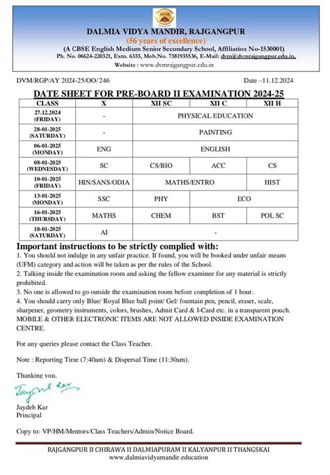 Dalmia Vidya Mandir Sundargarh Official Website