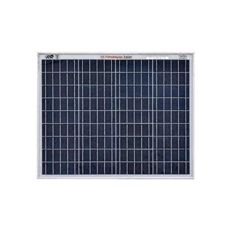 Himalayan Solar Polycrystalline 55 Watt - 12 Volt Solar Panel for Home ...