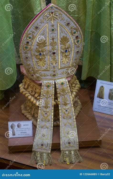 Catholic Bishop`s Hat / Mitre Editorial Image - Image of 17th, portugal ...