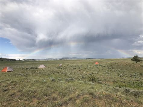 Camping with a view outside of Big Sandy, MT : camping