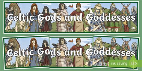 Celtic Gods and Goddesses Display Banner (teacher made)